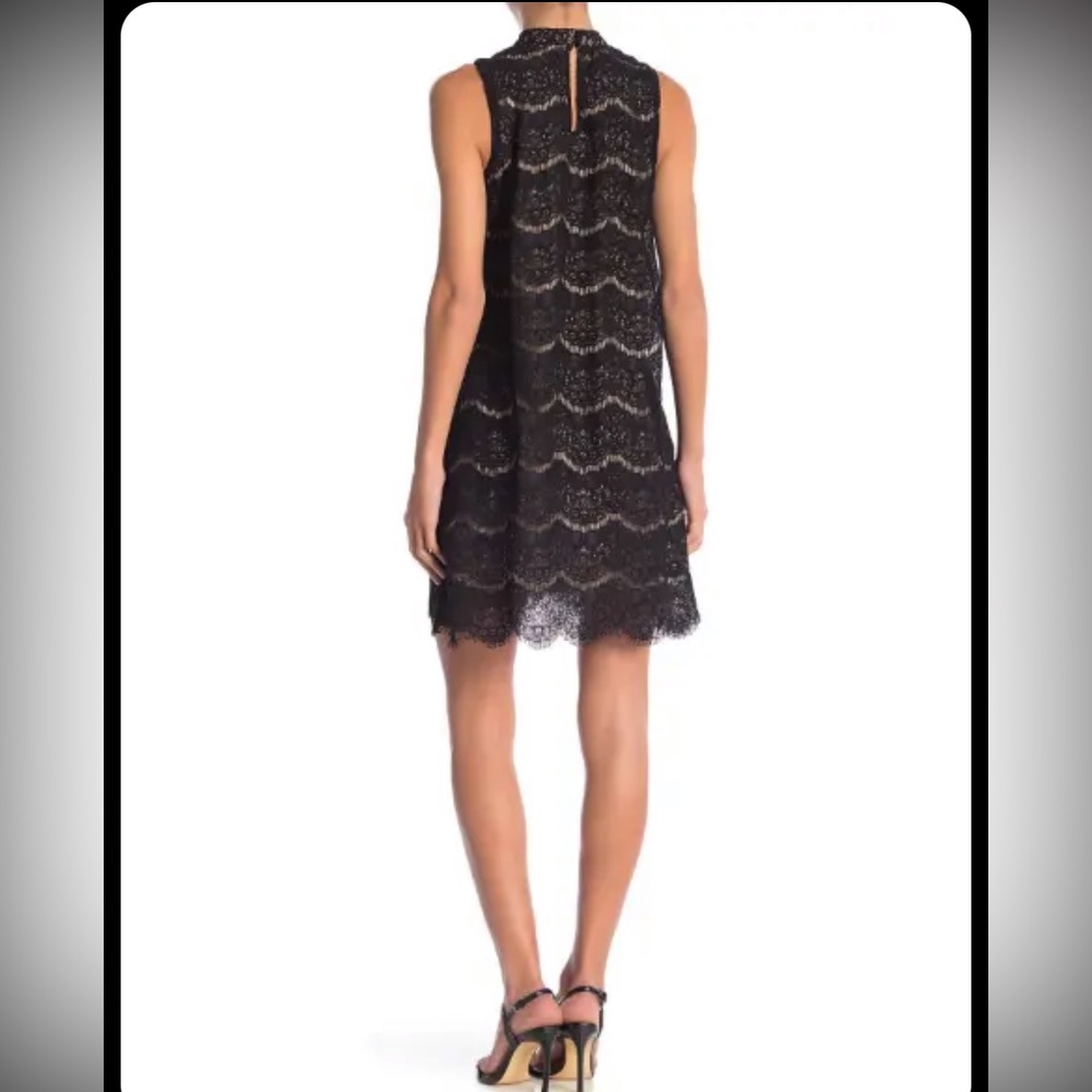 Black Lace Shift Dress - Picture 7 of 7